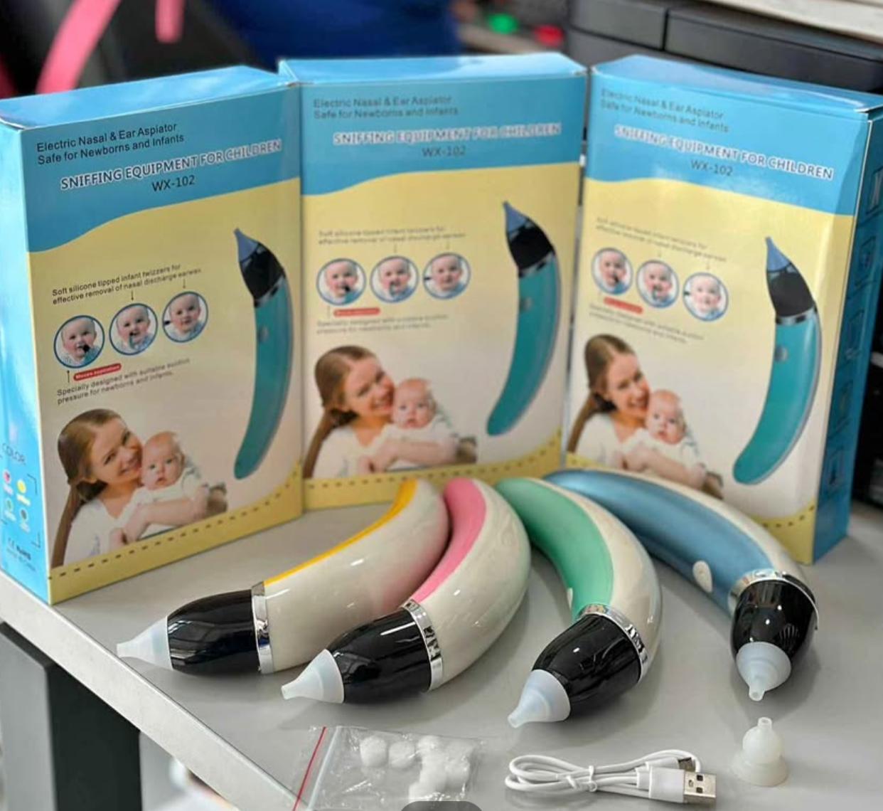 Aspirador Nasal y de Oídos Eléctrico para Bebés