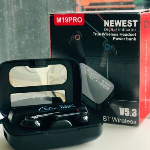 AUDIFONOS INALAMBRICOS M19 CON PANTALLA