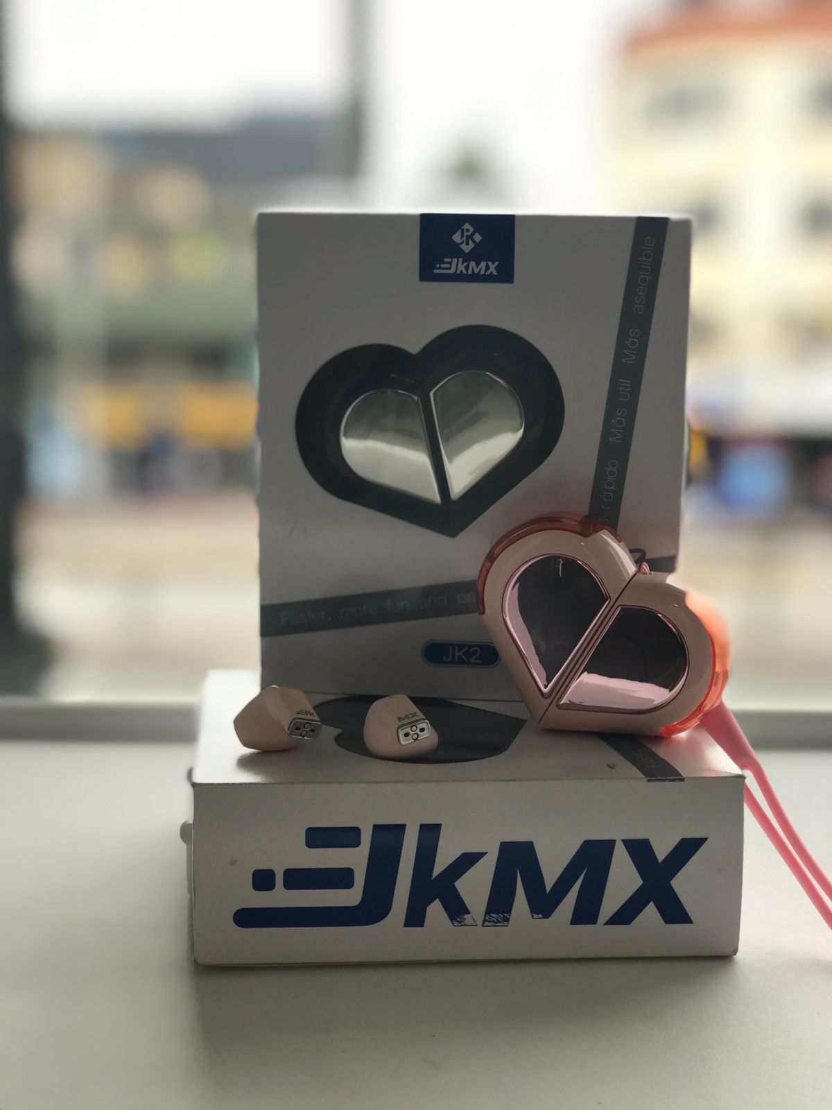 Audífonos Inalámbricos JKMX JK2 – Diseño Corazón - Imagen 3