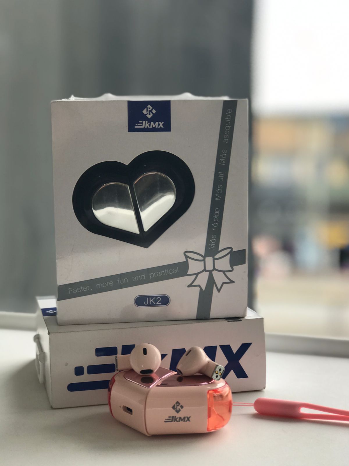 Audífonos Inalámbricos JKMX JK2 – Diseño Corazón