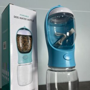 Botella Portátil para Mascotas – Agua y Comida en un solo lugar