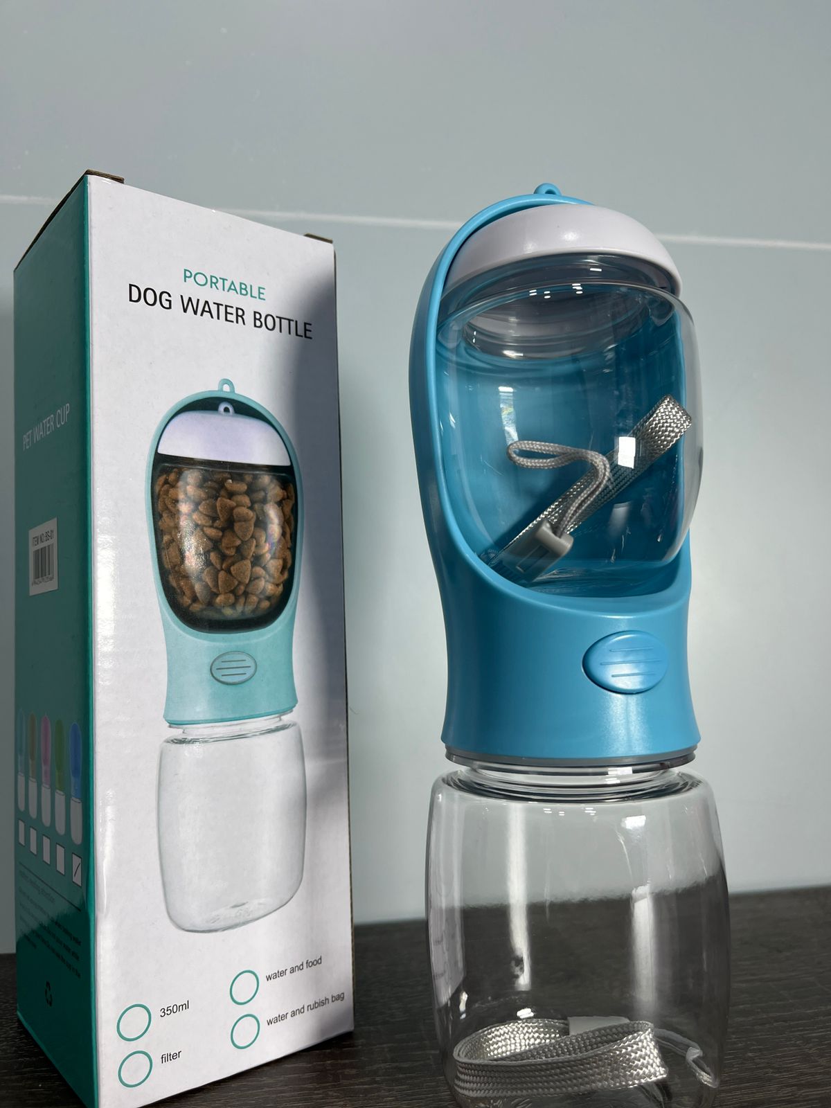 Botella Portátil para Mascotas – Agua y Comida en un solo lugar