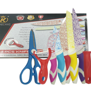 Set de Cuchillos 8 Piezas Colores