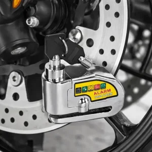Candado de Alarma Antirrobo para Freno de Disco de Moto