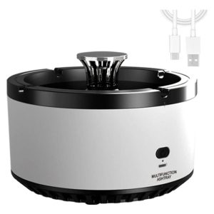 Cenicero Recargable con Purificador de Aire 2 en 1